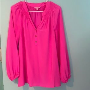 Lilly Pulitzer pink Elsa Top